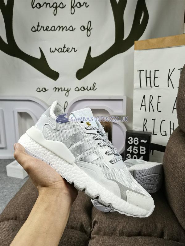 Adidas Nite Jogger "White Grey" - White/Grey/Silver - FW6145 Classic Originals Shoes