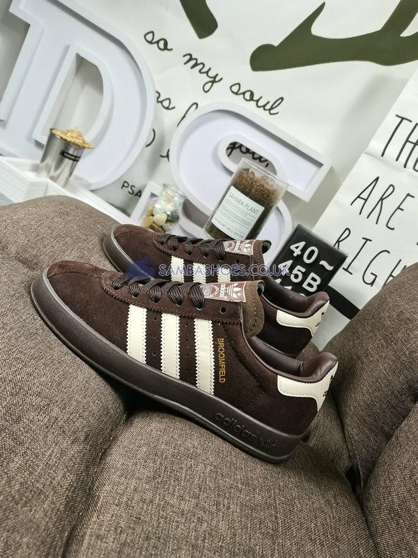 Adidas Broomfield "Brown Gold" - Brown/Easy Yellow/Gold Met - EF5734 Classic Originals Shoes