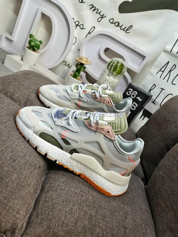 Ivy Park x Adidas Nite Jogger 7.0 Camo "Core Black Solar Green" - Light Solid Grey/Chalk White/Bliss Orange - ID5101 Classic Originals Shoes