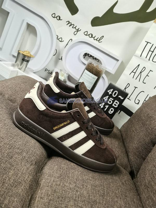 Adidas Broomfield "Brown Gold" - Brown/Easy Yellow/Gold Met - EF5734 Classic Originals Shoes