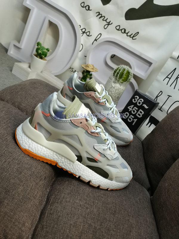 Ivy Park x Adidas Nite Jogger 7.0 Camo "Core Black Solar Green" - Light Solid Grey/Chalk White/Bliss Orange - ID5101 Classic Originals Shoes