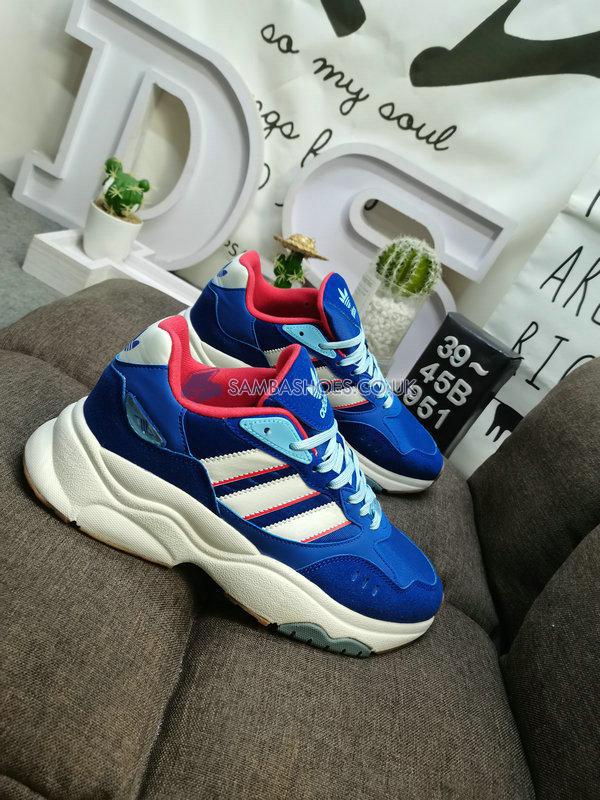 Adidas Retropy F90 "Lucid Blue Scarlet" - Semi Lucid Blue/Off White/Better Scarlet - HP6376 Classic Originals Shoes