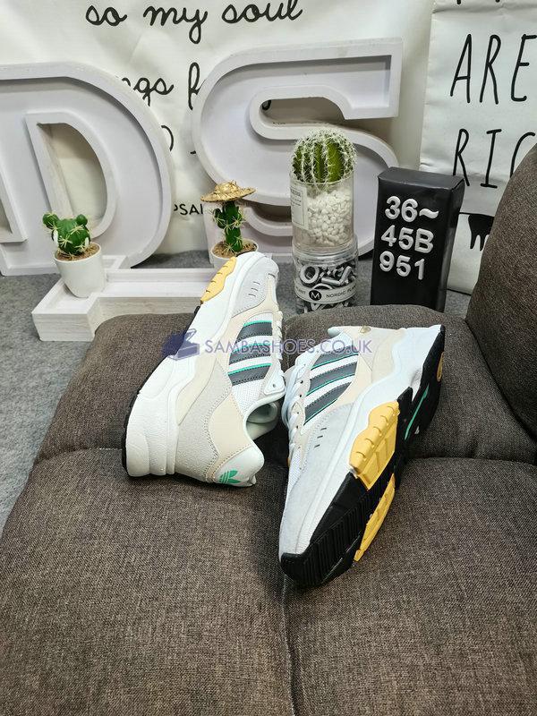 Adidas Retropy F90 "Grey Pulse Mint" - Wonder White/Grey Four/Pulse Mint - FZ6604 Classic Originals Shoes