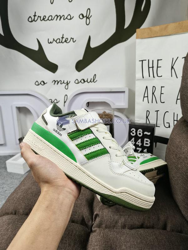 Adidas Forum 84 Low "White Crew Green" - Cloud White/Crew Green/Wild Pine - FY8683 Classic Originals Shoes