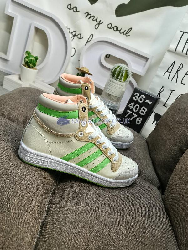 Star Wars x Adidas Top Ten High "The Child" - Cream White/Pale Nude/Glory Mint - GZ2746 Classic Originals Shoes