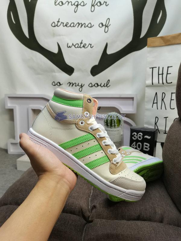 Star Wars x Adidas Top Ten High "The Child" - Cream White/Pale Nude/Glory Mint - GZ2746 Classic Originals Shoes