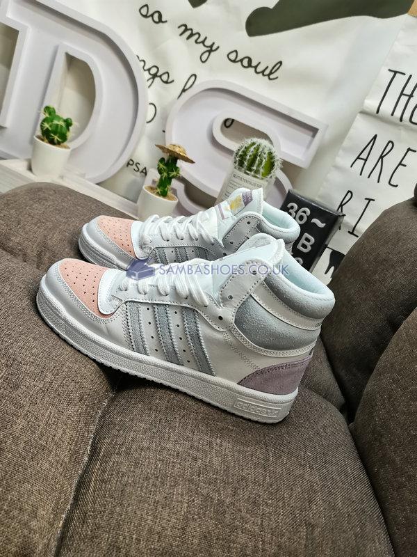 Adidas Top Ten High "Pink Sky Tint" - Cloud White/Pink Tint/Sky Tint - FX8526 Classic Originals Shoes