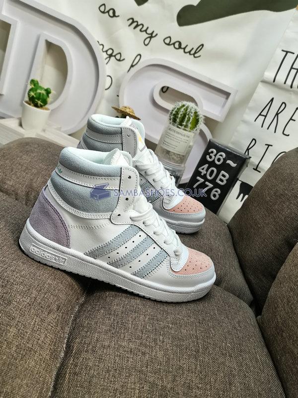 Adidas Top Ten High "Pink Sky Tint" - Cloud White/Pink Tint/Sky Tint - FX8526 Classic Originals Shoes