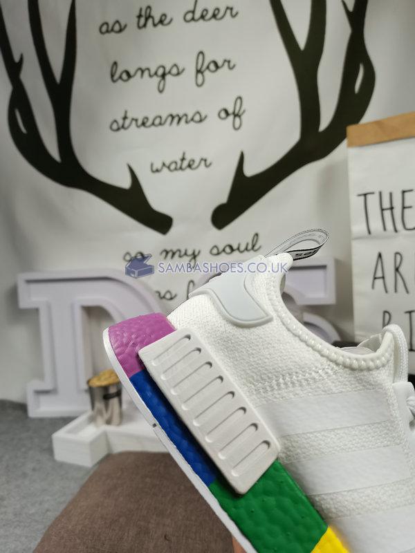 Adidas NMD_R1 "Pride" - Cloud White/Cloud White/Cloud White - FY9024 Classic Originals Shoes