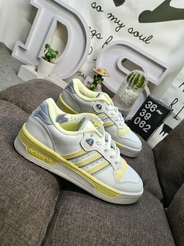 Adidas Rivalry Low "White Easy Yellow" - Cloud White/Off White/Easy Yellow - EE5920 Classic Originals Shoes