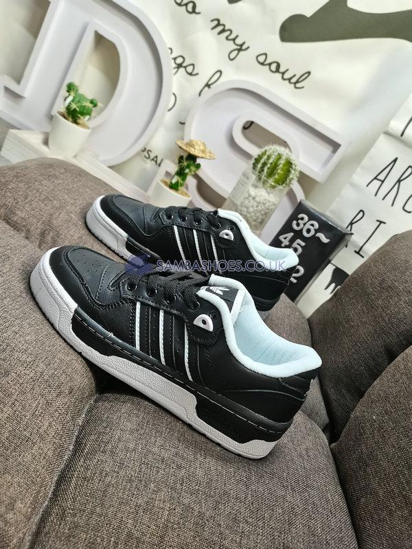 Adidas Rivalry Low "Black White" - Core Black/Core Black/Cloud White - EE4655 Classic Originals Shoes