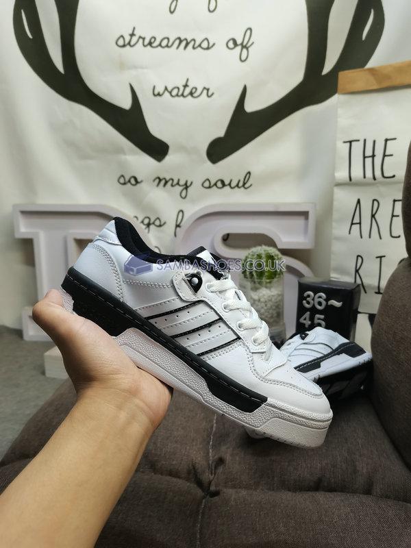 Adidas Rivalry Low "Footwear White" - Footwear White/Core Black - EE4657 Classic Originals Shoes