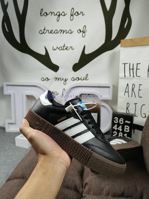 Adidas Sambarose "Core Black" - Core Black/Cloud White/Gum - B28156 Classic Originals Shoes