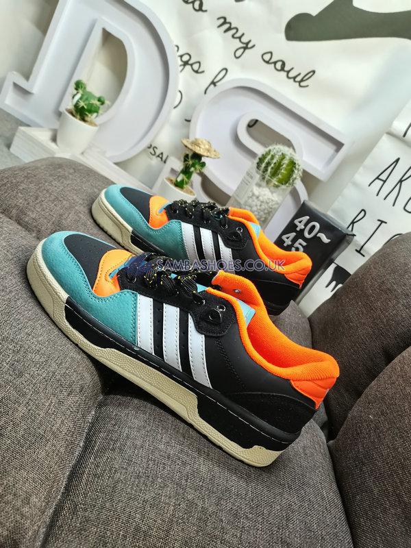 Adidas Rivalry Low "Green Orange Black" - Green/Orange/Black - FV4914 Classic Originals Shoes