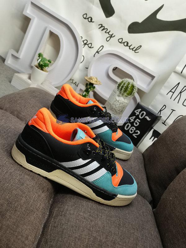 Adidas Rivalry Low "Green Orange Black" - Green/Orange/Black - FV4914 Classic Originals Shoes