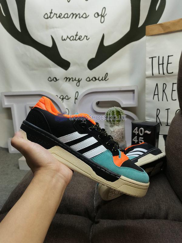 Adidas Rivalry Low "Green Orange Black" - Green/Orange/Black - FV4914 Classic Originals Shoes