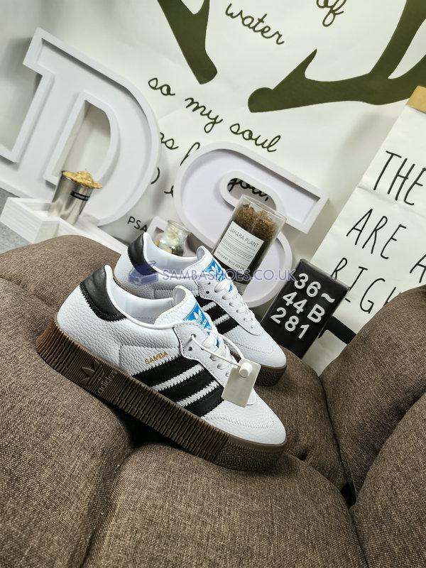 Adidas Sambarose "Cloud White" - Cloud White/Core Black/Gum - AQ1134 Classic Originals Shoes