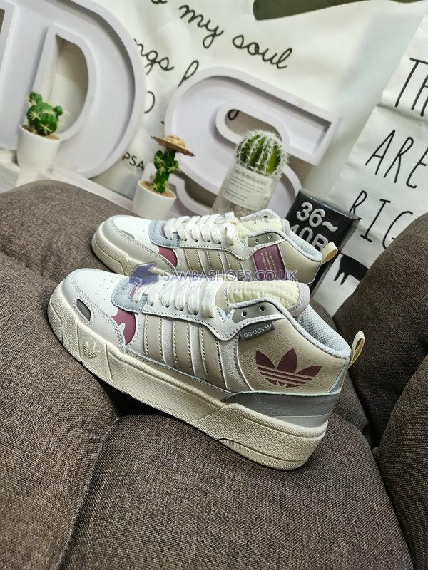 Adidas Post Up "Cream White Purple" - Cream/White/Purple - ID4085 Classic Originals Shoes