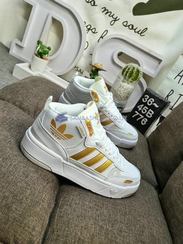 Adidas Post Up "White Gold Metallic" - Footwear White/Gold Metallic/Grey One - H00220 Classic Originals Shoes