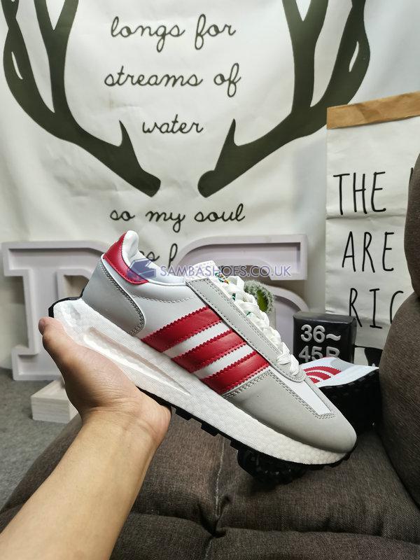 Adidas Retropy E5 "White Better Scarlet" - Cloud White/Better Scarlet/Off White - HQ6761 Classic Originals Shoes