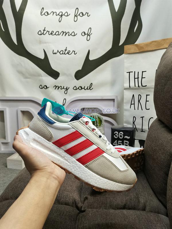 Adidas Retropy E5 "Off White Vivid Red" - Off White/Vivid Red/Aluminium - GW6776 Classic Originals Shoes