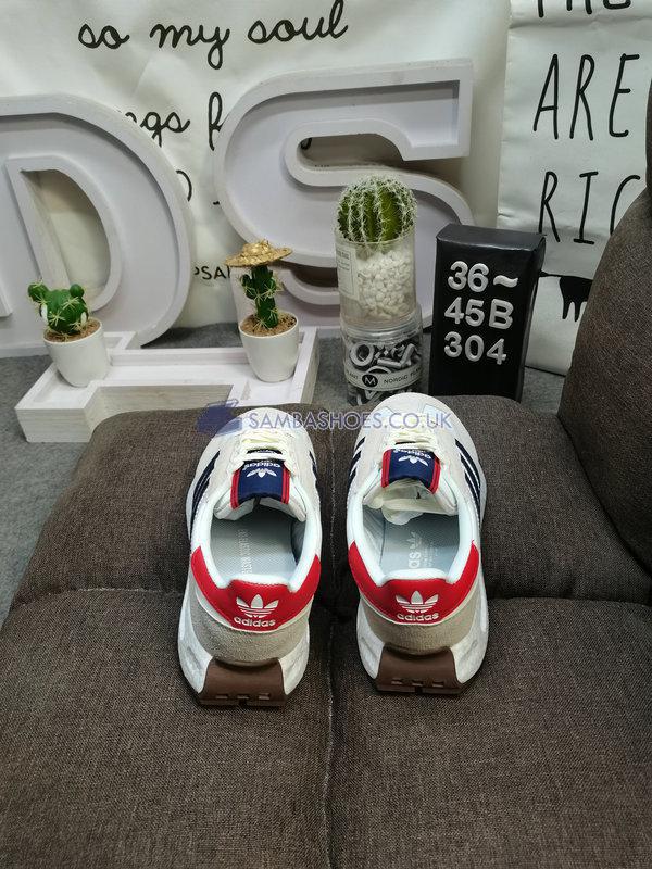 Adidas Retropy E5 "White Better Scarlet" - Off White/Victory Blue/Better Scarlet - HQ8528 Classic Originals Shoes