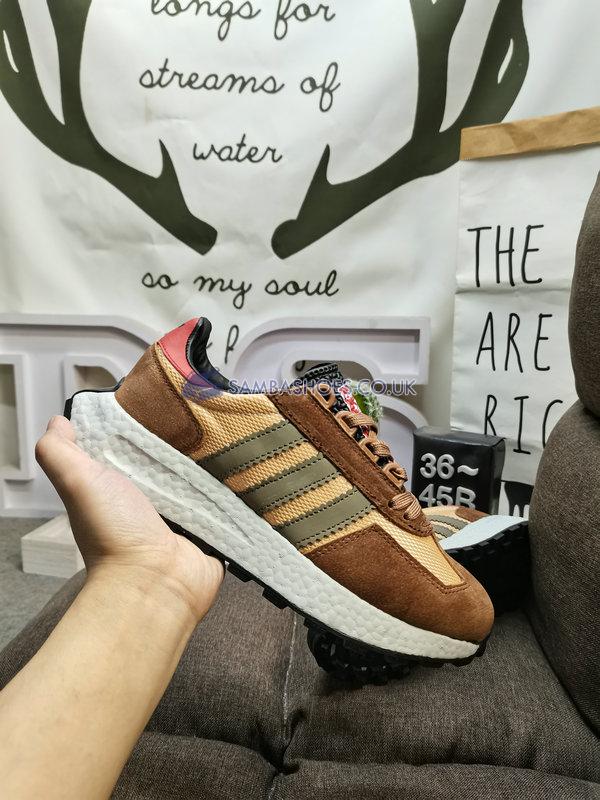 Adidas Retropy E5 "Chalky Brown" - Sesame/Legacy Green/Chalky Brown - GX2169 Classic Originals Shoes