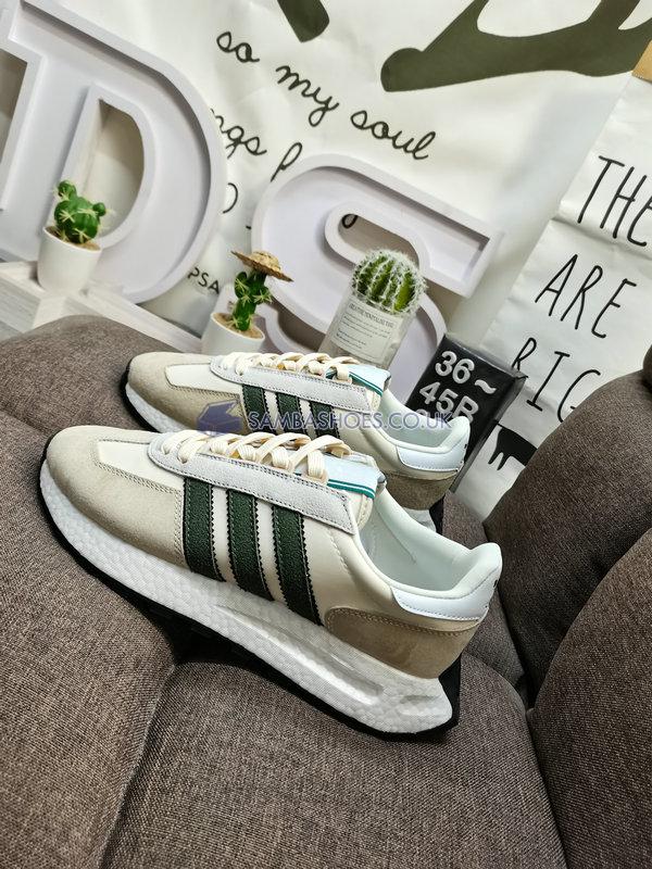 Adidas Retropy E5 "Aluminium Dark Green" - Aluminium/Dark Green/Off White - HQ8530 Classic Originals Shoes