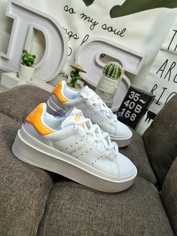 Adidas Stan Smith Bonega "White Beam Orange" - Cloud White/Cloud White/Beam Orange - GY9342 Classic Originals Shoes