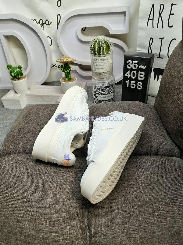 Adidas Stan Smith Bonega "Embroidered Floral" - Crystal White/Wonder White/Off White - GZ4308 Classic Originals Shoes