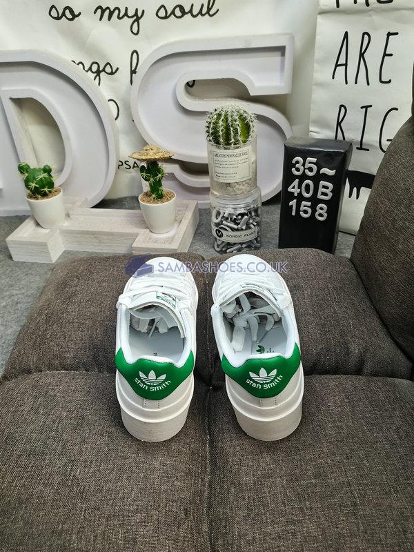 Adidas Stan Smith Bonega "White Green" - Cloud White/Cloud White/Green - GY9310 Classic Originals Shoes