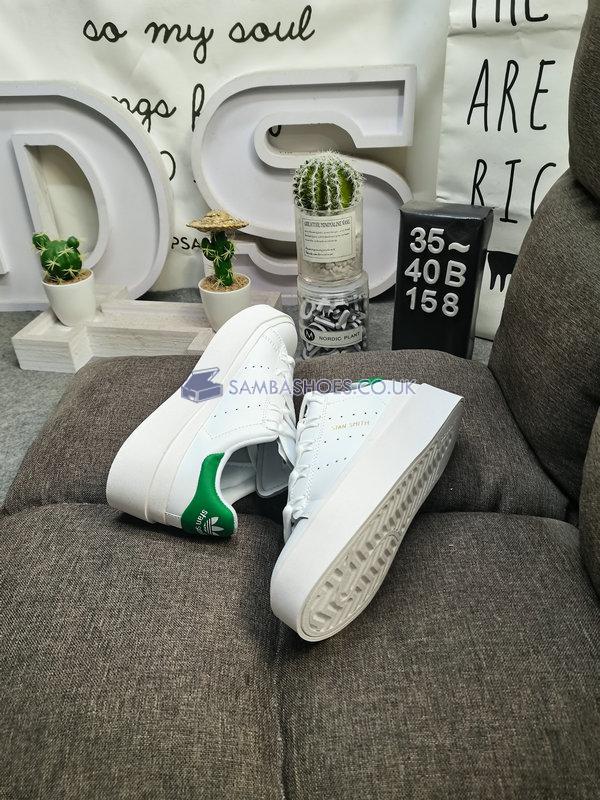 Adidas Stan Smith Bonega "White Green" - Cloud White/Cloud White/Green - GY9310 Classic Originals Shoes