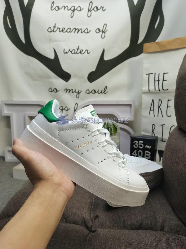 Adidas Stan Smith Bonega "White Green" - Cloud White/Cloud White/Green - GY9310 Classic Originals Shoes