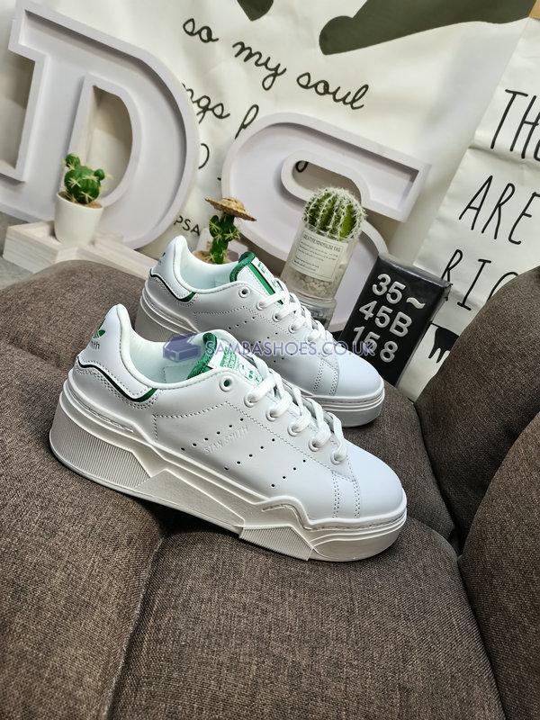 Adidas Stan Smith Bonega 2B "White Green" - Cloud White/Cloud White/Green - IG2394-1 Classic Originals Shoes