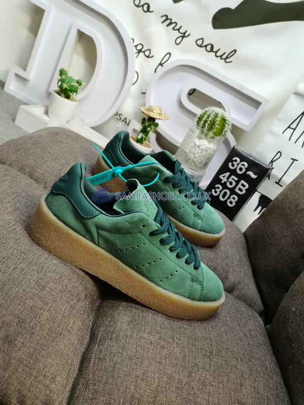 Adidas Stan Smith Crepe "Shadow Green" - Pantone/Shadow Green/Supplier Colour - FZ6444 Classic Originals Shoes