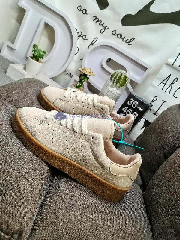 Adidas Stan Smith Crepe "Sand Strata" - Sand Strata/Magic Beige/Supplier Colour - HQ6837 Classic Originals Shoes