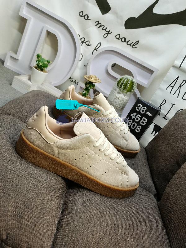 Adidas Stan Smith Crepe "Sand Strata" - Sand Strata/Magic Beige/Supplier Colour - HQ6837 Classic Originals Shoes