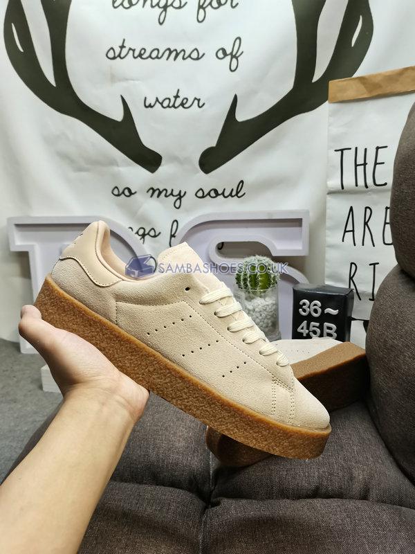 Adidas Stan Smith Crepe "Sand Strata" - Sand Strata/Magic Beige/Supplier Colour - HQ6837 Classic Originals Shoes