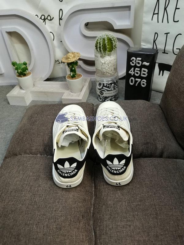 Adidas x Balenciaga Stan Smith "Off White Black" - Off White/Black - 721835 WBDV3 9001 Classic Originals Shoes