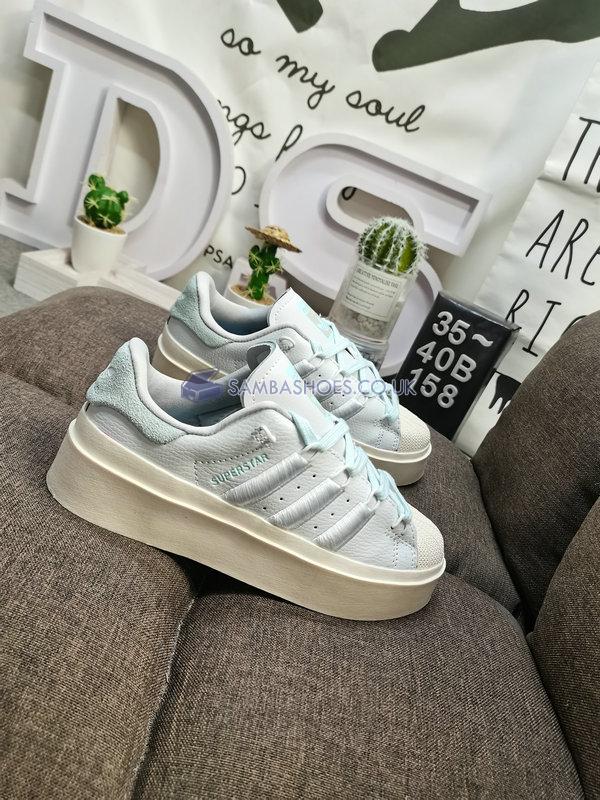 Adidas Wmns Superstar Bonega "White Almost Blue" - Crystal White/Cloud White/Almost Blue - GX4352 Classic Originals Shoes