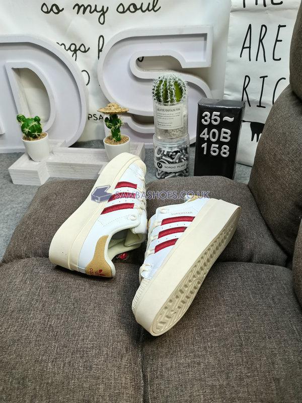 Adidas Superstar Bonega "White Cream" - Cloud White/Cream White/Cloud White - GY6793 Classic Originals Shoes