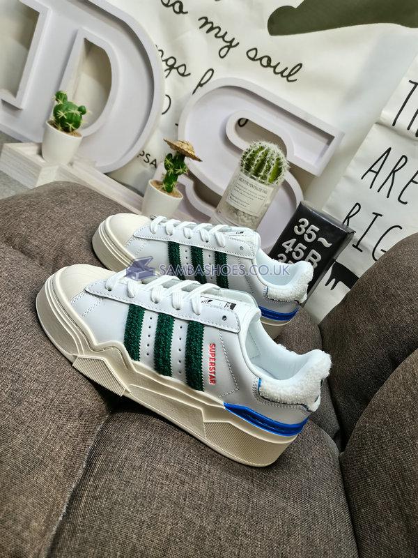 Adidas Superstar Bonega 2B "White Green Royal" - Cloud White/Dark Green/Bright Royal - HQ9884 Classic Originals Shoes