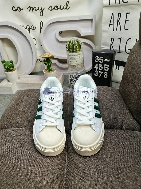 Adidas Superstar Bonega 2B "White Green Royal" - Cloud White/Dark Green/Bright Royal - HQ9884 Classic Originals Shoes