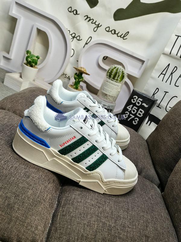 Adidas Superstar Bonega 2B "White Green Royal" - Cloud White/Dark Green/Bright Royal - HQ9884 Classic Originals Shoes