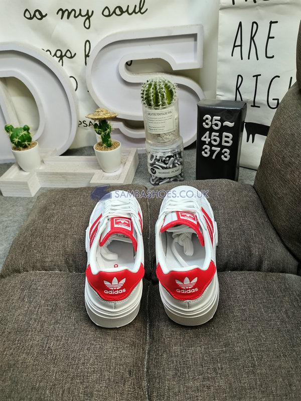 Adidas Superstar Bonega 2B "White Vivid Red" - Cloud White/Vivid Red/Cloud White - FY2569-1 Classic Originals Shoes