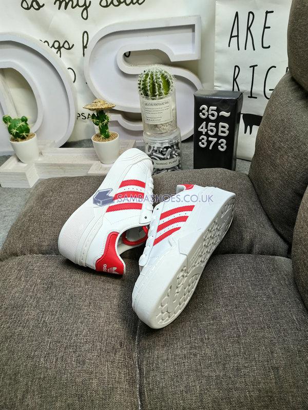 Adidas Superstar Bonega 2B "White Vivid Red" - Cloud White/Vivid Red/Cloud White - FY2569-1 Classic Originals Shoes