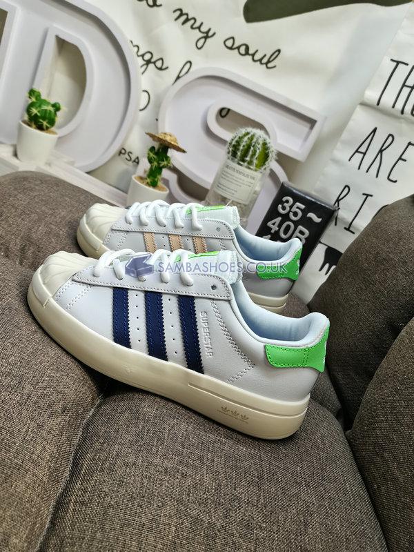 Adidas Superstar Ayoon "White Green" - Footwear White/Off White/Night Sky - GW9587 Classic Originals Shoes