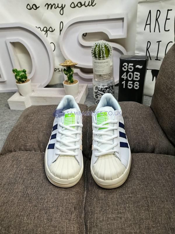 Adidas Superstar Ayoon "White Green" - Footwear White/Off White/Night Sky - GW9587 Classic Originals Shoes