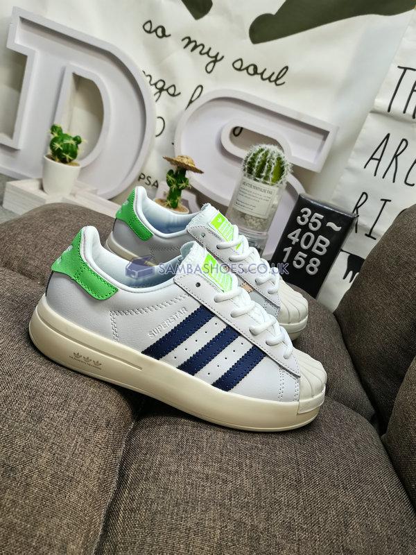 Adidas Superstar Ayoon "White Green" - Footwear White/Off White/Night Sky - GW9587 Classic Originals Shoes