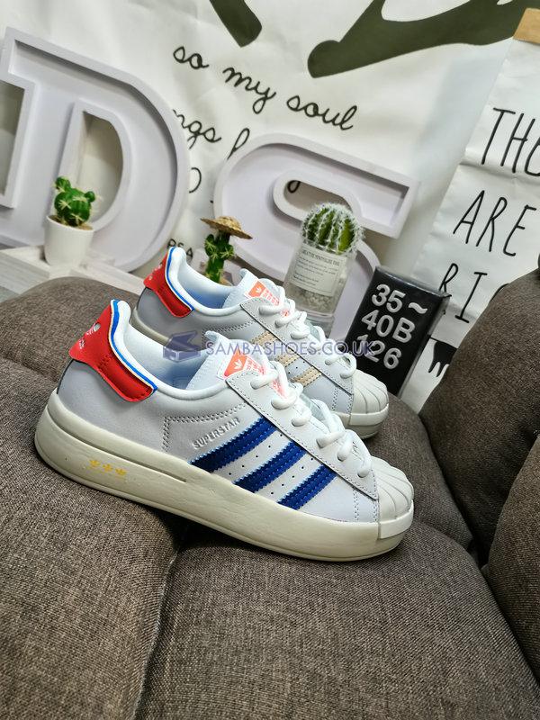 Adidas Superstar Ayoon "White Solar Red Blue" - Off White/Solar Red/Blue - GV9541 Classic Originals Shoes